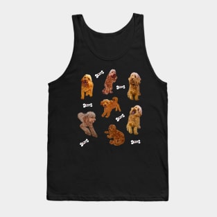 Cavapoo Cavoodle puppy pattern - I love dogs! cute cavalier king charles spaniel Tank Top